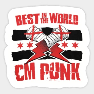 CM Punk Best In The World Sticker